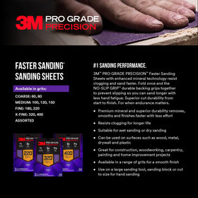 Sanding with block or by hand for even pressure.