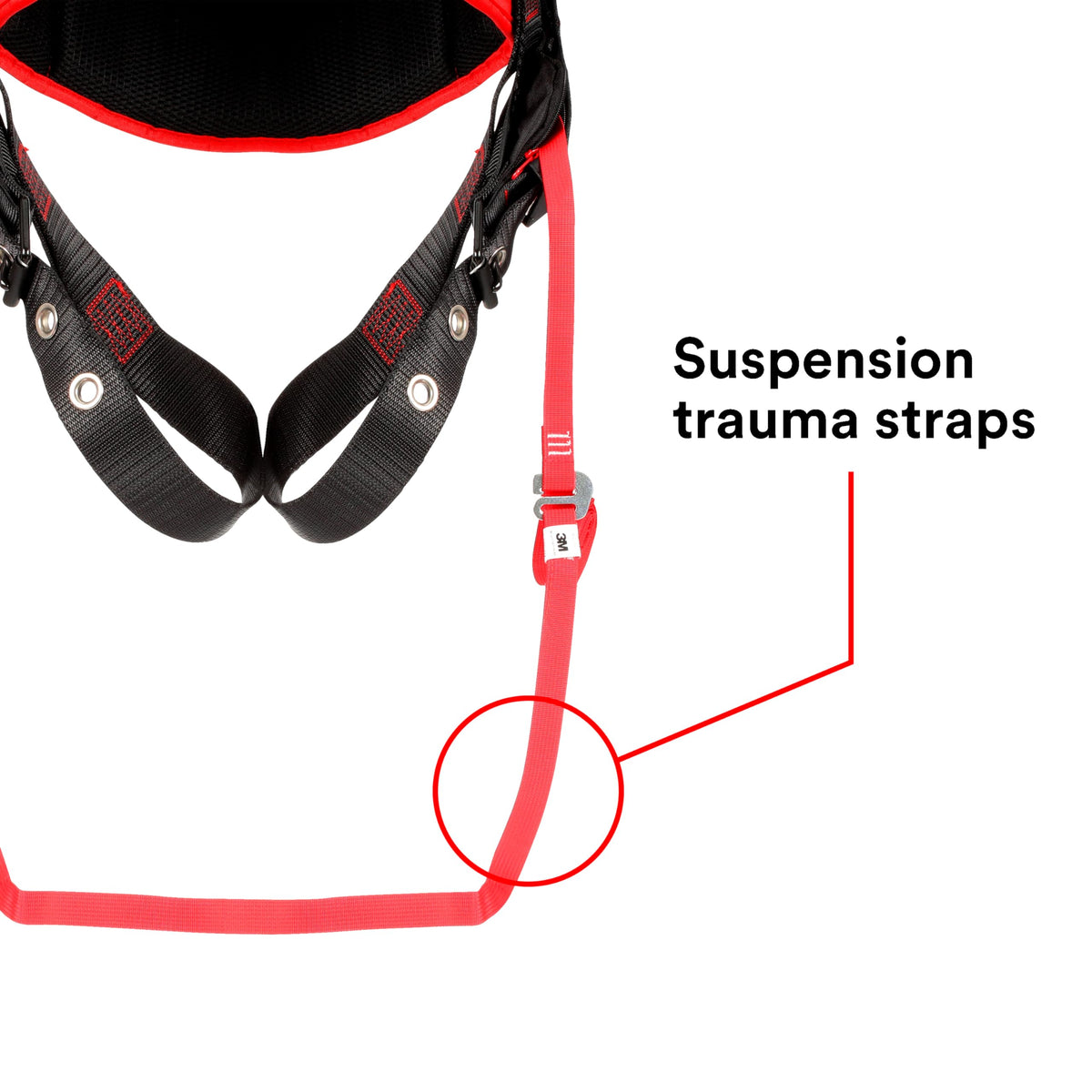 3M Protecta impact indicator visible on harness