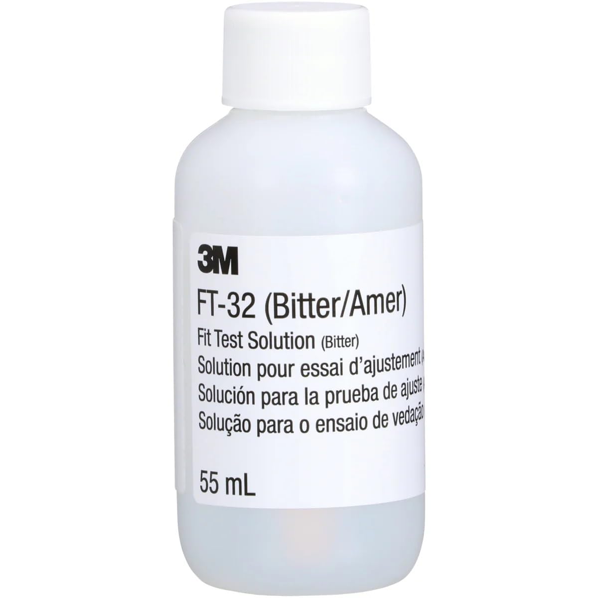 3M qualitative fit-test hood used during respirator seal checks.