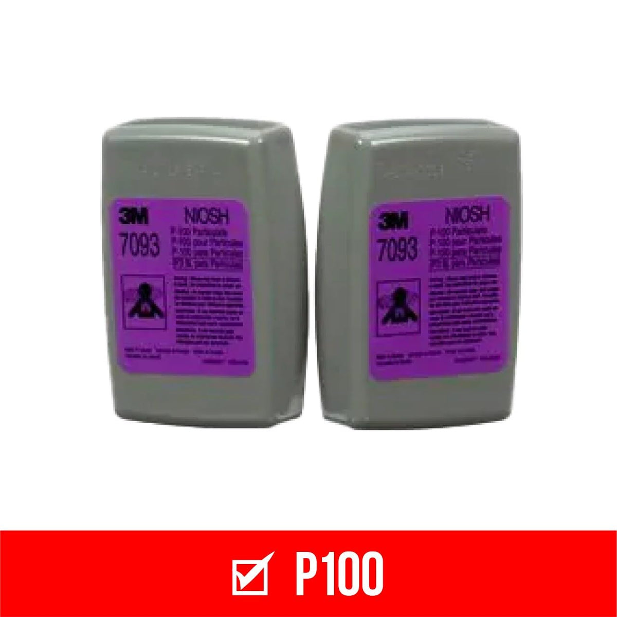 3M Replacement P100 filters for lead paint removal on a workbench setup