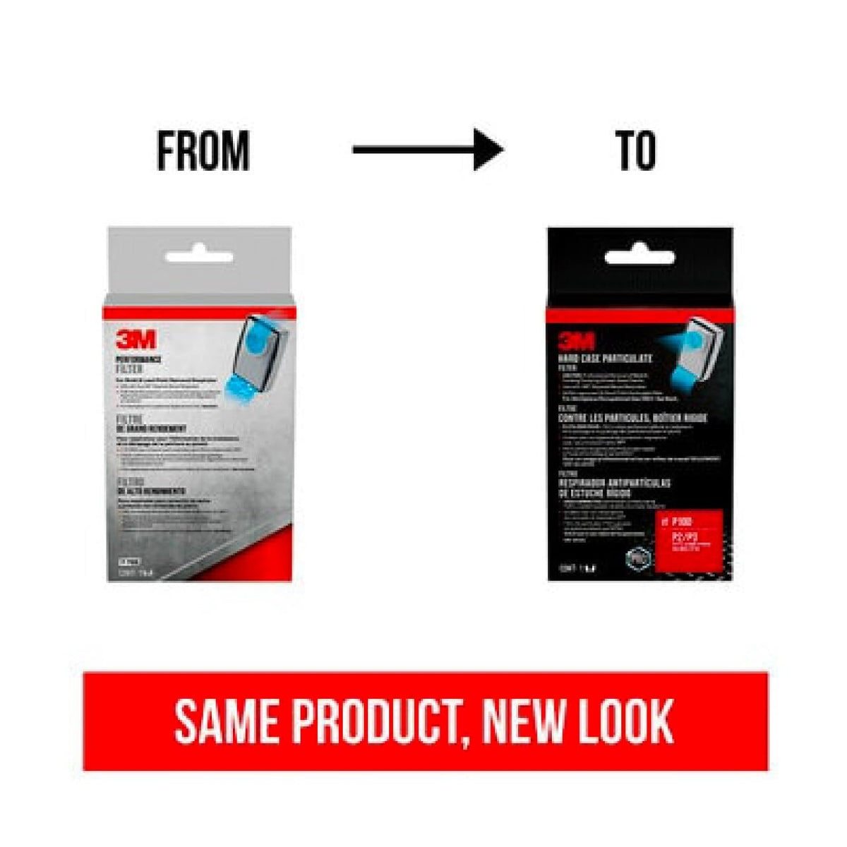 3M Replacement P100 filters designed for professional use in removal projects