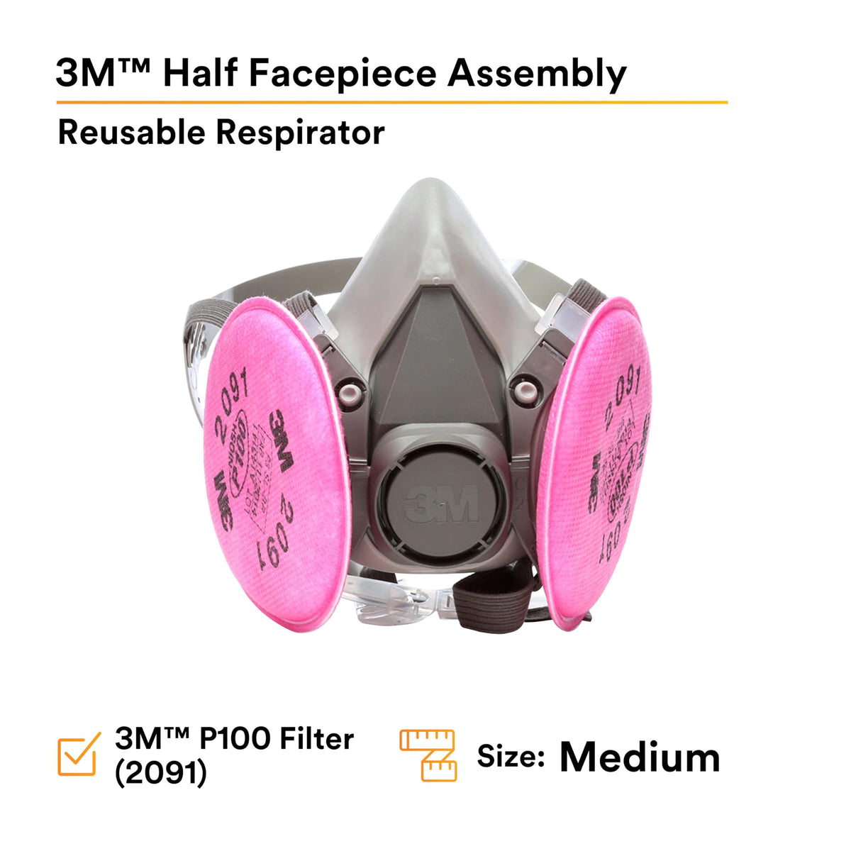 Easy cleaning and reuse of the respirator kit