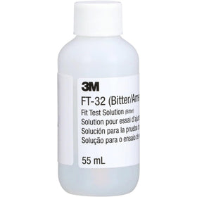 3M respirator fit-test session showing seal verification.