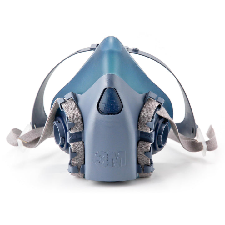 3M Reusable Respirator 7502 half facepiece for reliable filtration and comfort.