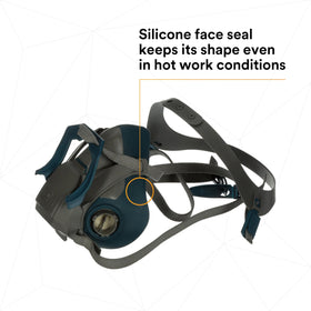 3M Rugged Comfort 6501QL designed for long-lasting performance