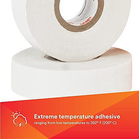 3M Scotch Glass Cloth Tape 69 adhesive closeup showing silicone bond that resists solvents.