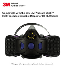 3M D80926 dual-flow design boosts breathability for extended use