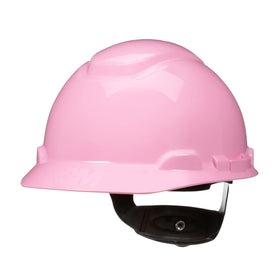 3M SecureFit H-713SFR-UV pink front view showing comfortable cap-style helmet