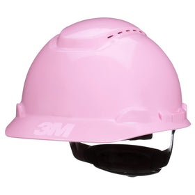 3M SecureFit H-713SFV-UV pink vented cap front view enhances all-day comfort