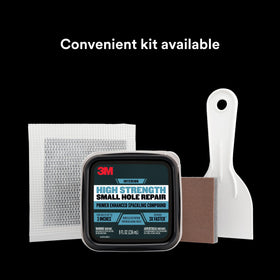 3M putty knife included for smooth application on patch repairs