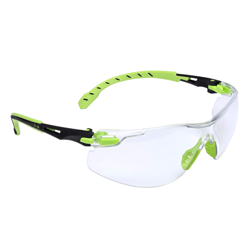 3M Solus 1000 glasses side view with Scotchgard coating for clear visibility