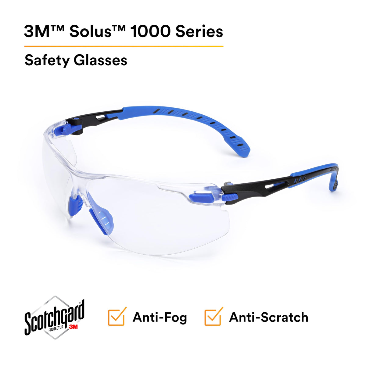 3M Solus 1000 eyewear for indoor and outdoor tasks