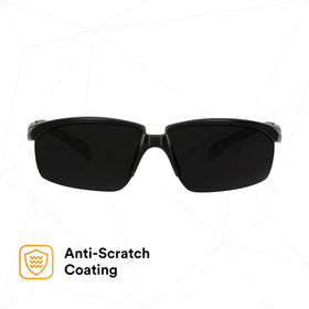 3M Solus 2000 anti-fog coating option maintains clear vision in humidity.