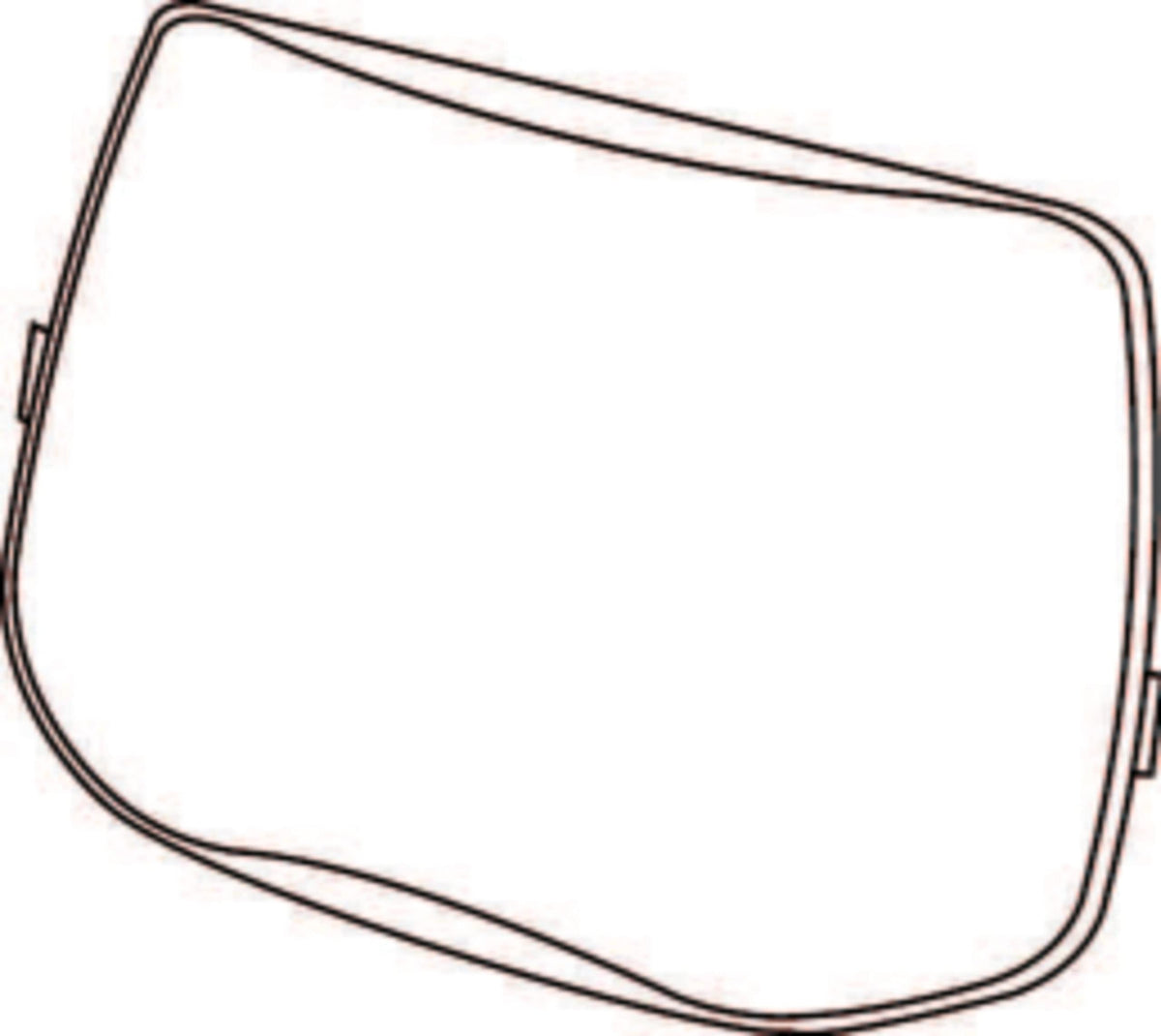 Replacement part for Speedglas 9100 that guards against spatter and extends helmet life.