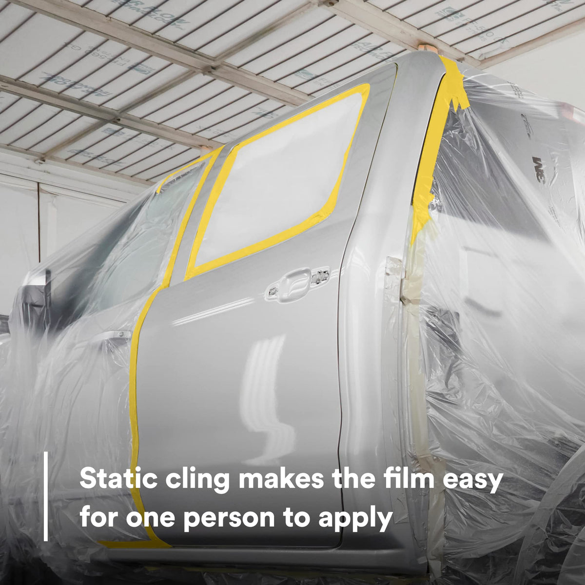 3M static-cling sheeting enables easy one-person application