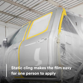3M static-cling sheeting enables easy one-person application