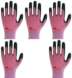 3M Supegrip200 pink pack small gloves showing lightweight precision for small parts handling