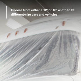 Durable 3M sheeting resists tearing and prevents bleed-through of overspray