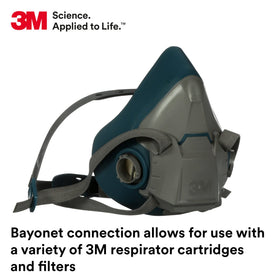 3M textured silicone faceseal providing durable comfort and stability