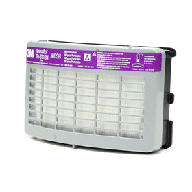 3M TR-3712N filter side view, easy installation for Versaflo PAPR.