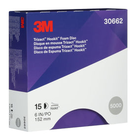 Packaging photo illustrates 15 discs per carton for efficient stocking