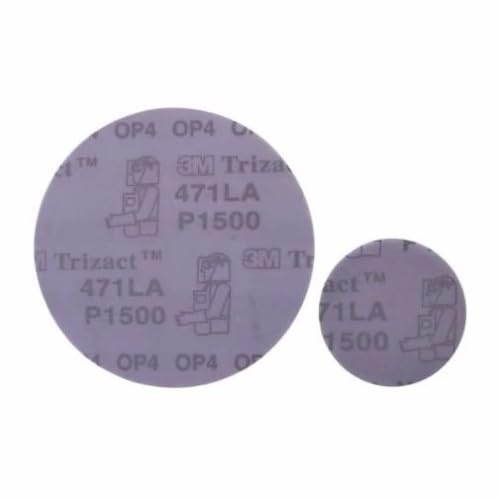 3M Trizact Hookit quick-change disc system enables fast changes with reduced dust.
