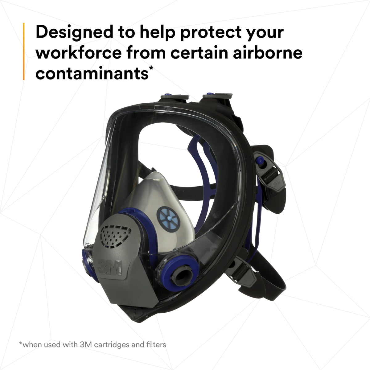 3M Ultimate FX FF-400 Scotchgard-protected lens eases cleaning and smudge removal.