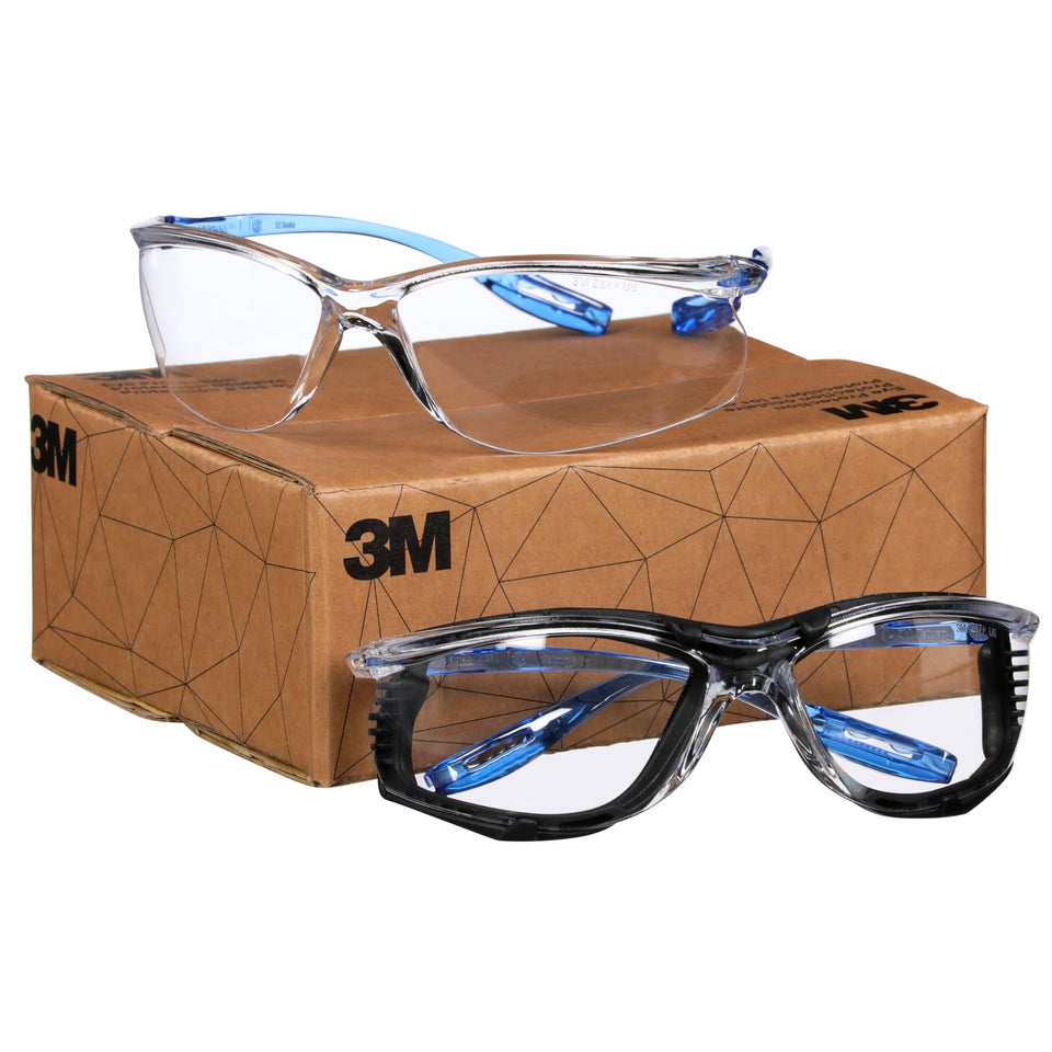3M Virtua CCS clear lens glasses for reliable eye protection on site.