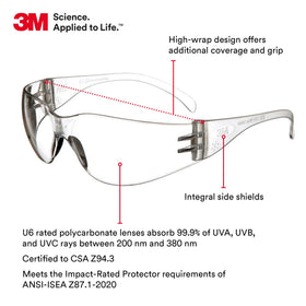 3M Virtua clear lens provides unobstructed viewing across tasks