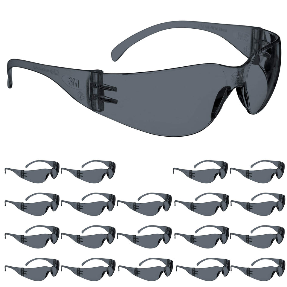 3M Virtua safety glasses with wraparound coverage for comprehensive protection during various tasks