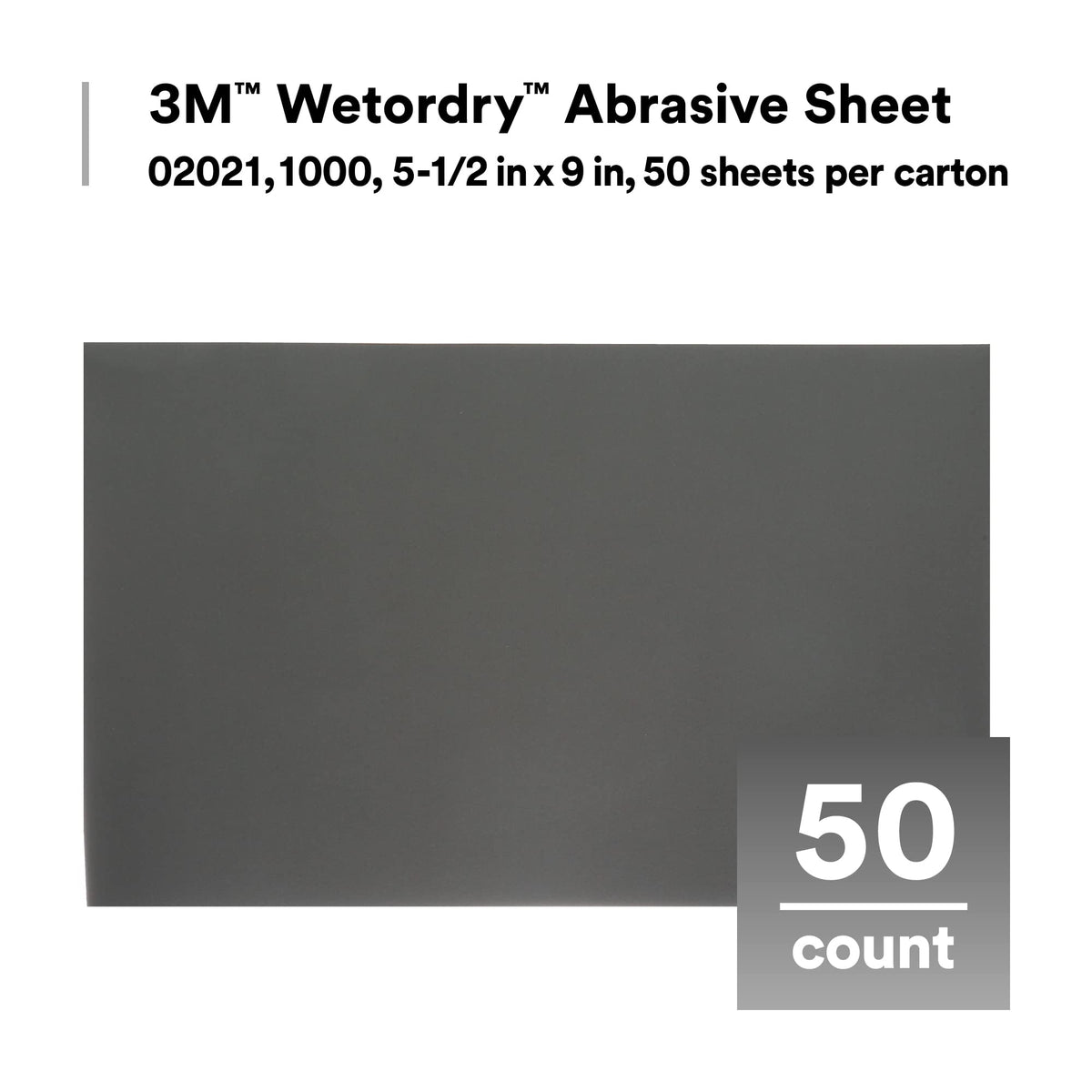 3M Wetordry 02044 on paint surface for a smooth finish