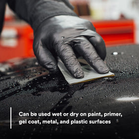 3M Wetordry 02044 wet-sanding setup speeds cutting and reduces loading