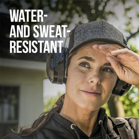 Soft earcups and safe volume limiter on the WorkTunes Connect