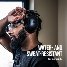 3M WorkTunes Connect ventilated headband design helps keep users cool