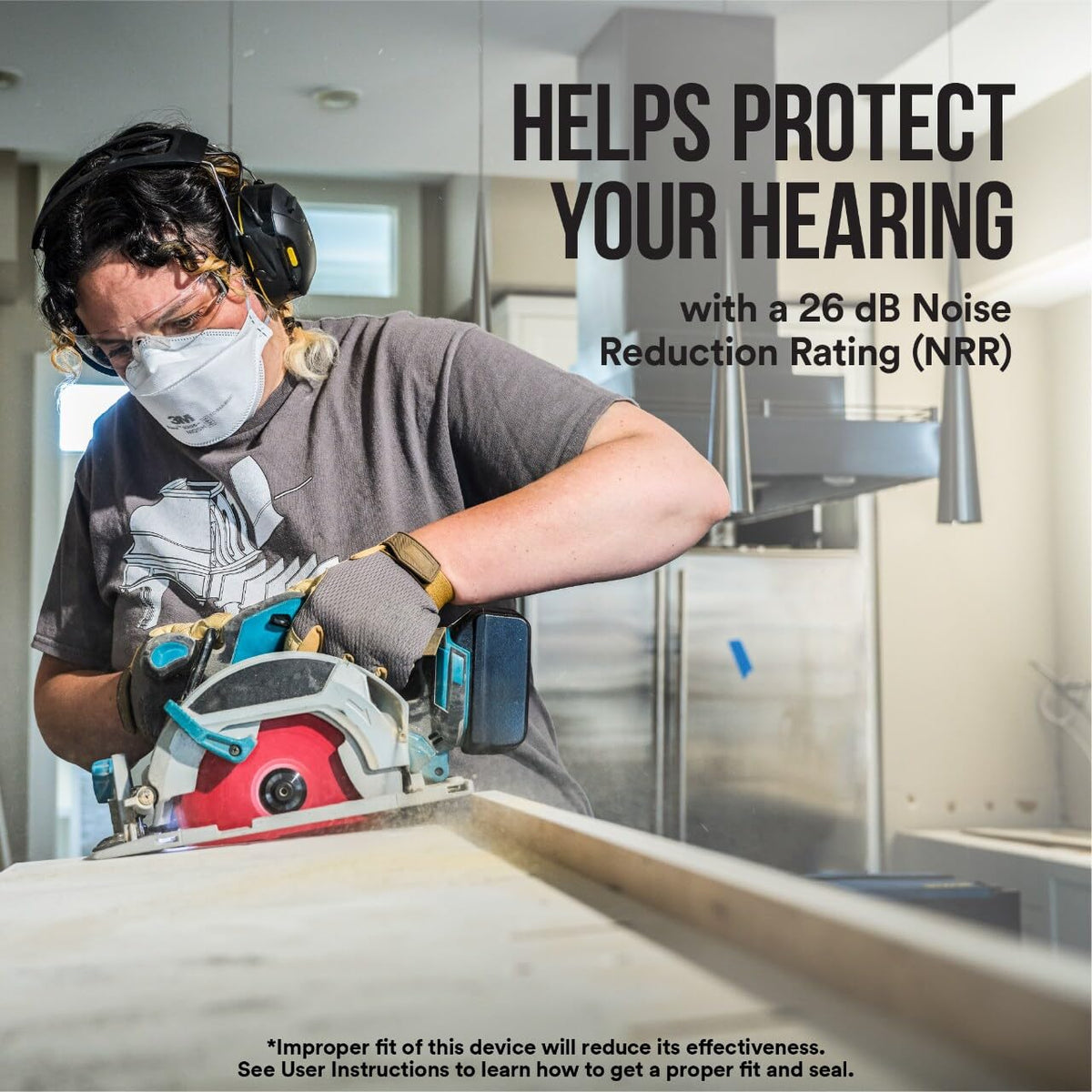 3M WorkTunes Connect shows water and sweat resistance for durability