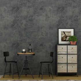 3yecao bedroom wall accent in calm grey-blue concrete style.