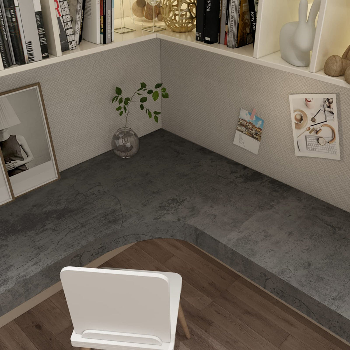 3yecao self-adhesive backing allows easy sticking on smooth surfaces.