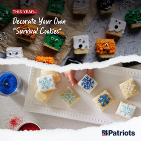 Ready-to-eat 4Patriots Emergency Bars shown for convenient use.