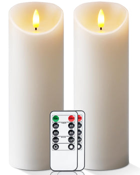 5plots ivory flameless candles safe around kids and pets