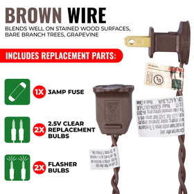 612 Vermont male plug lead shows 18-inch start for easy setup