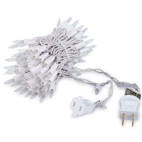 612 Vermont warm glow on white wire for festive displays