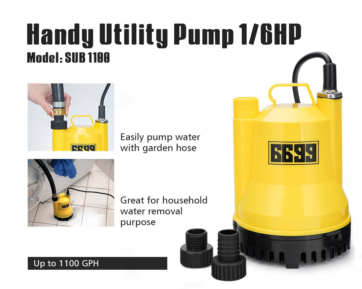 6699 compact round pump shows small footprint for tight spaces
