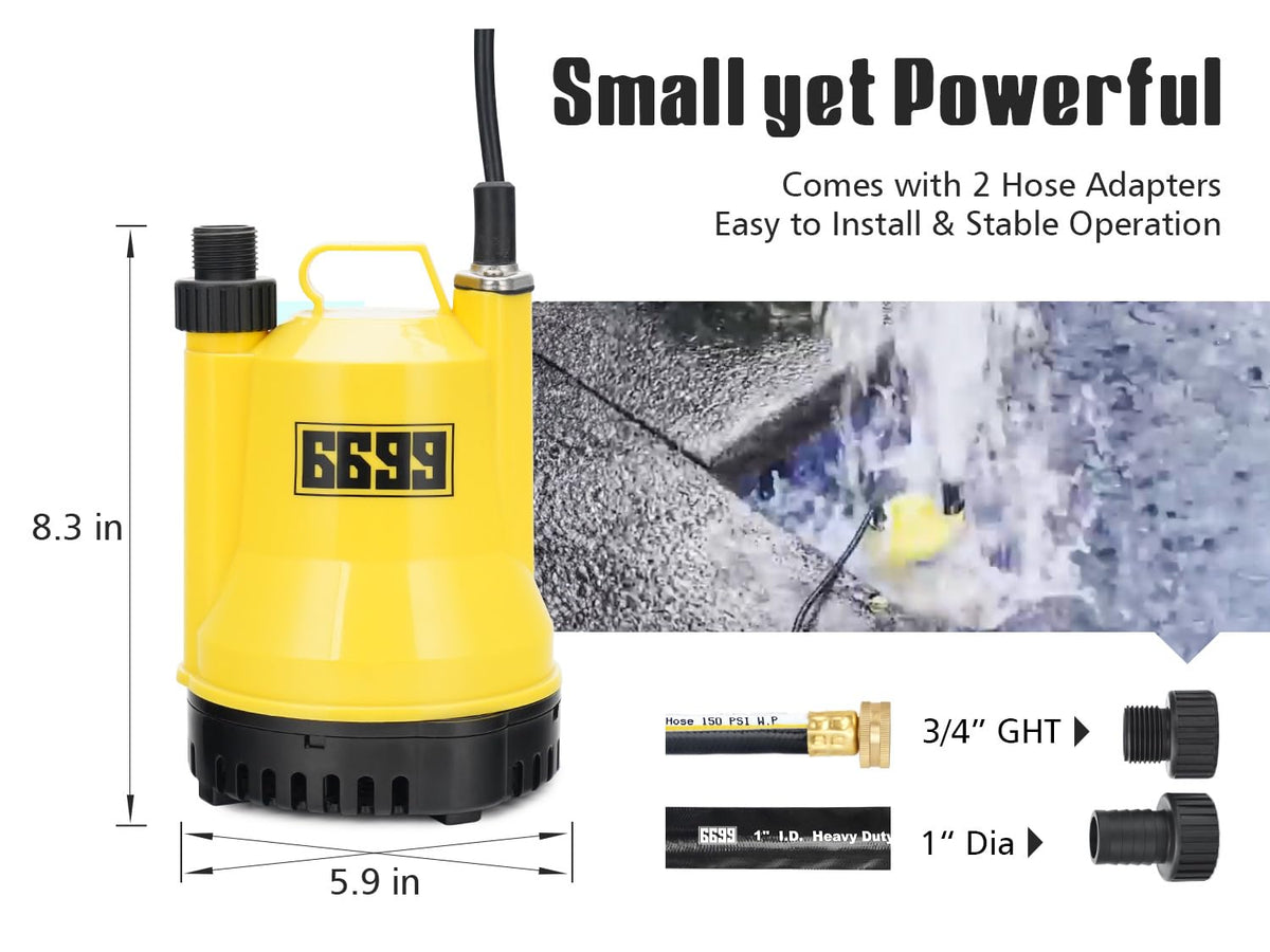 6699 motor with thermal overload protection for safer operation