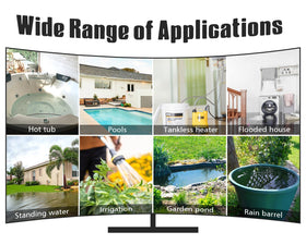 6699 submersible pump home-use applications in pools, ponds, or basements.