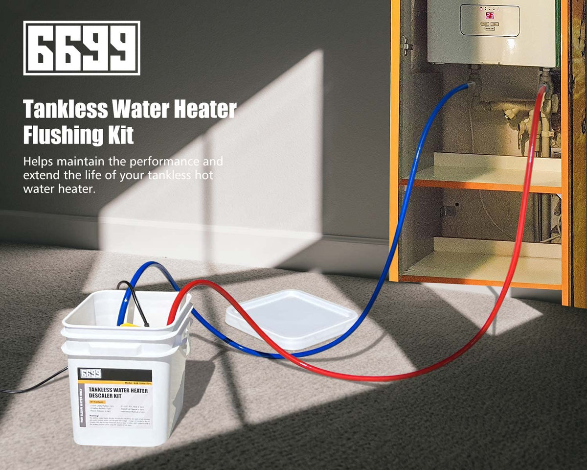 6699 submersible pump provides reliable drainage during flush setup.