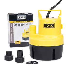 6699 submersible sump pump ready for quick draining tasks