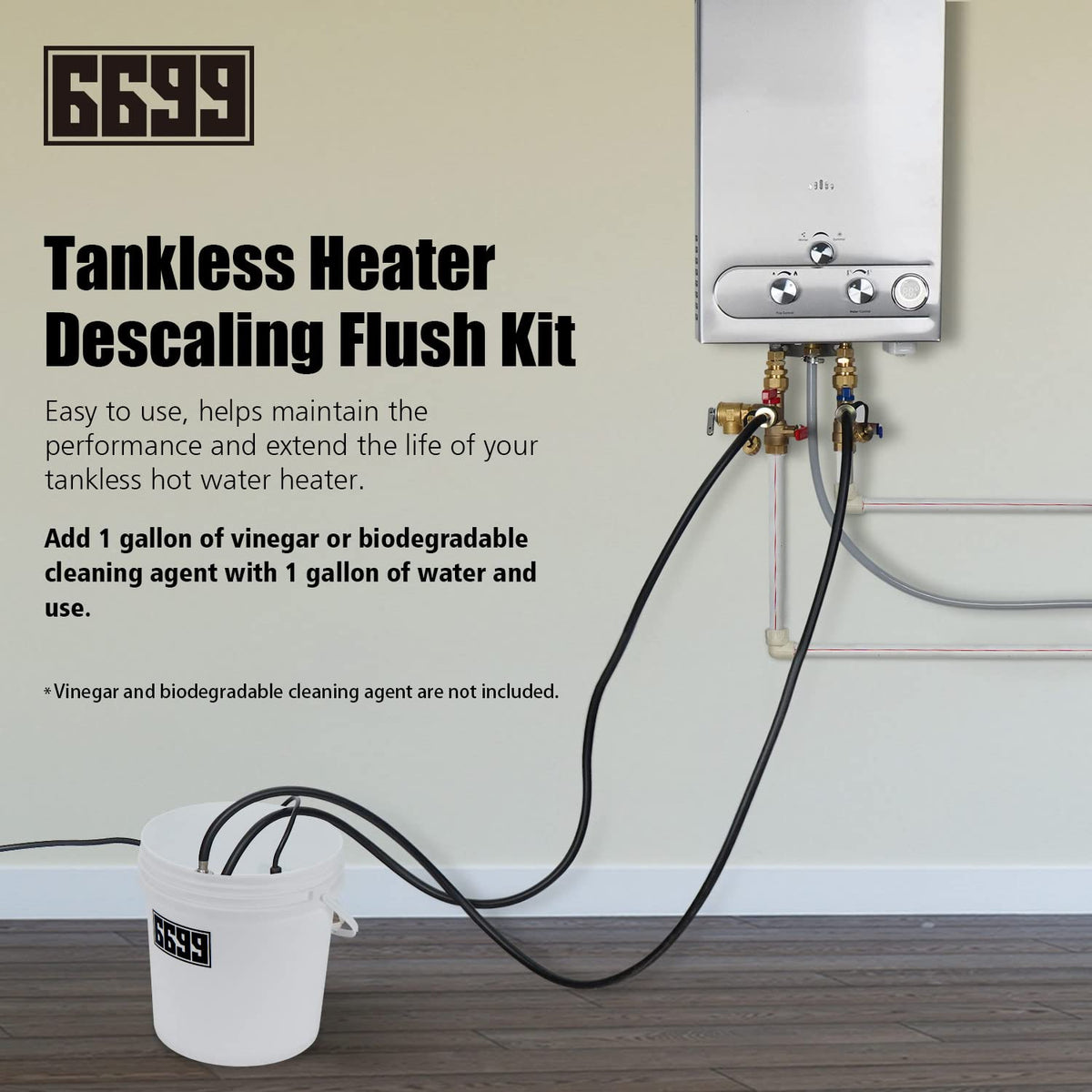 6699 Submersible sump pump delivers quiet, reliable flushing performance.