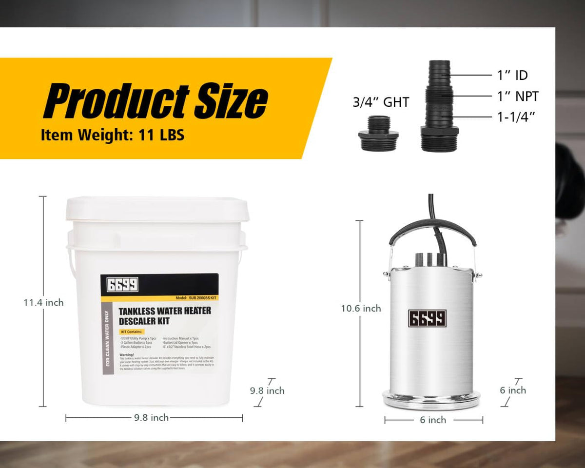 6699 washers included for leak-free hose connections