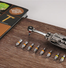 711L compact tool shown attached to a keychain for portable use.