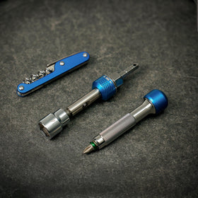 711L Inline Ratchet Driver quick-release switch supports speedy bit swaps.